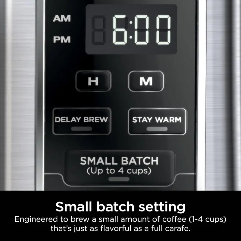 Ninja Programmable Coffee Brewer – Dual Brew Styles, Delay Start & Adjustable Warm Plate