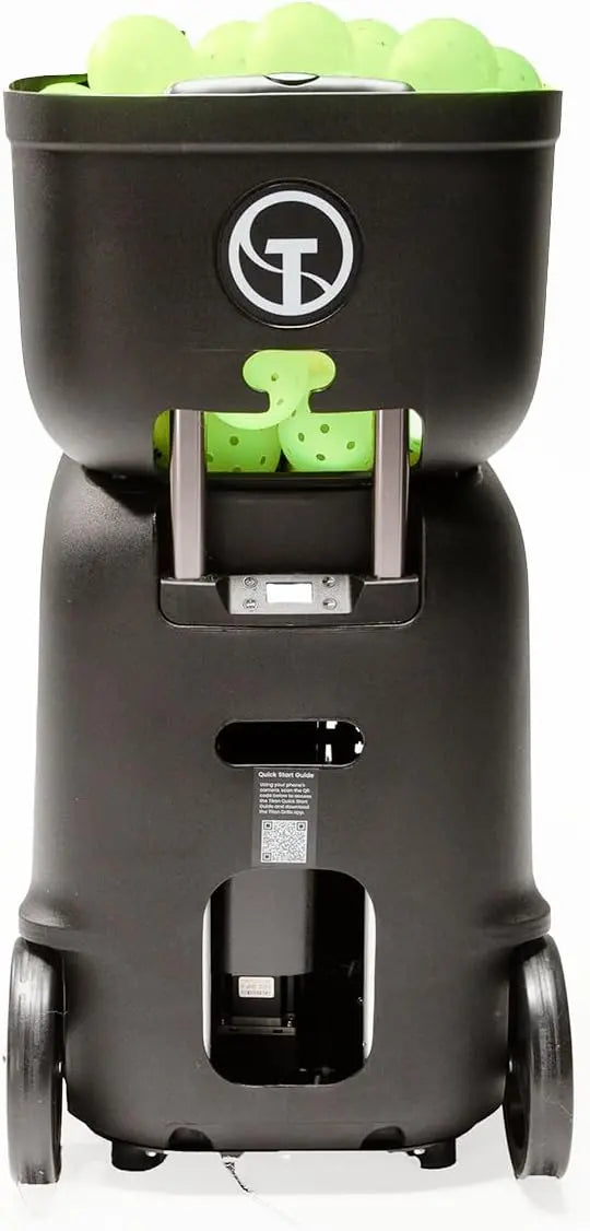Titan ACE Automatic Pickleball Launcher  Adjustable Speed and Spin Training Machine