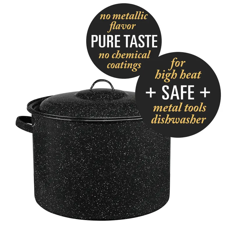 Granite Ware 21-Quart Stock Pot with lid