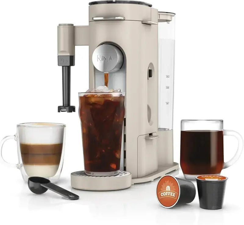 Ninja Single-Serve Coffee Maker – K-Cup and Grounds Compatible, Compact Design with Brew Flexibility