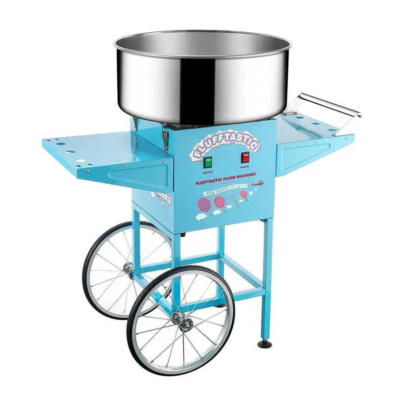 Great Northern Popcorn Flufftastic Cotton Candy Maker with Mobile Cart