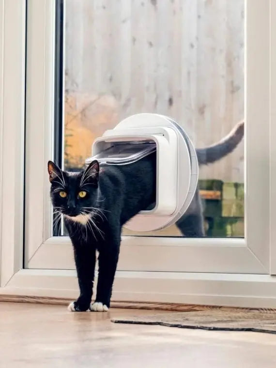SureFlap Microchip Pet Door Connect, 6.75 7 Flap, No Hub Needed, Secure Pet Entry System