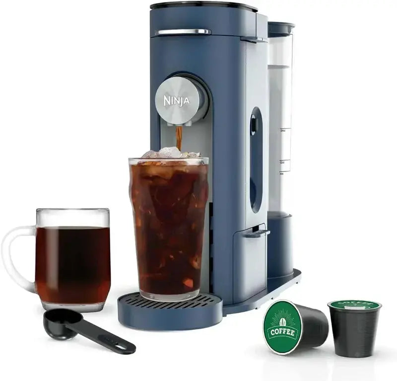 Ninja Single-Serve Coffee Maker – K-Cup and Grounds Compatible, Compact Design with Brew Flexibility