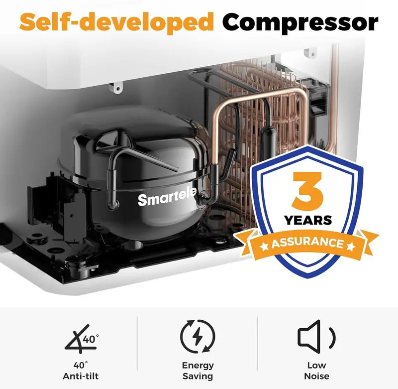 RF20 12V Portable Car Refrigerator | 21-Quart Compressor Cooler with 50-Hour Battery Life, Ideal for RVs, Trucks, Campers & Road Trips