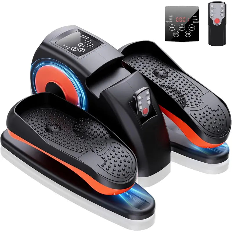 Space-Saving Under-Desk Elliptical Trainer with LCD Display & Remote