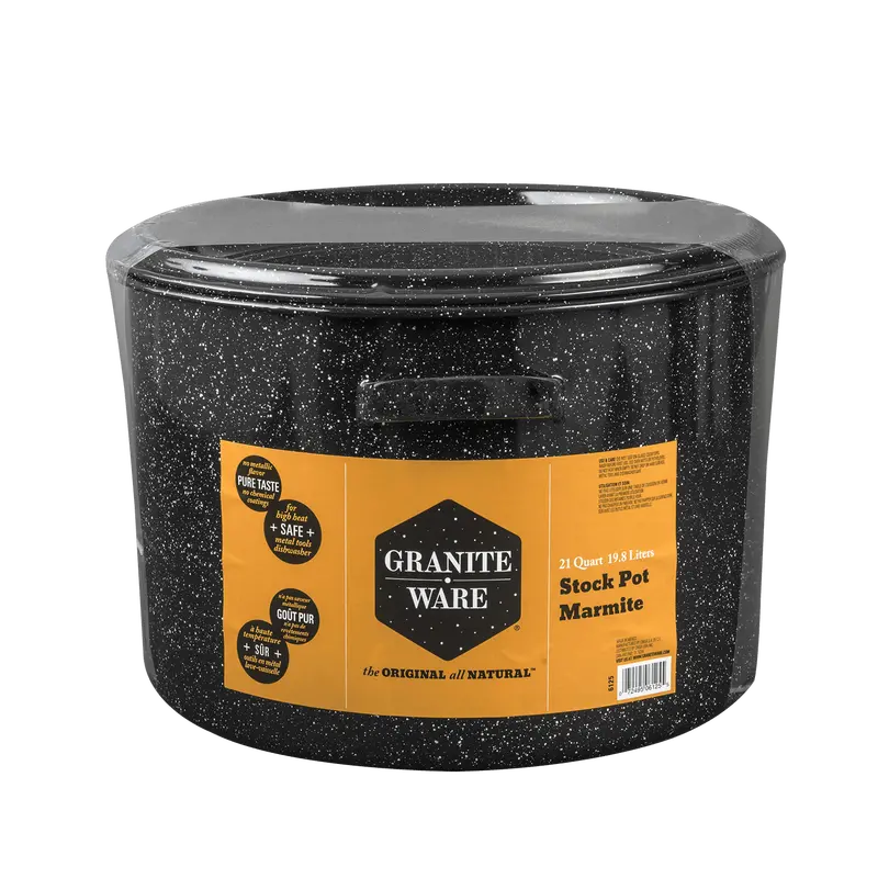 Granite Ware 21-Quart Stock Pot with lid