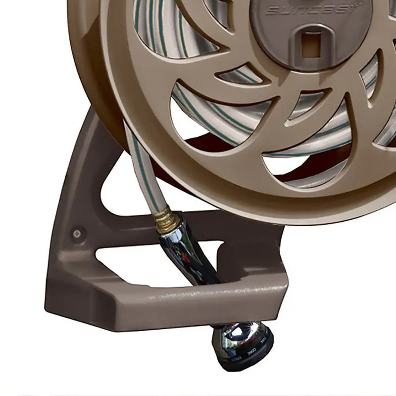 Suncast CPLSTA125B 125 Wall-Mounted Side Tracker Garden Hose Reel for 5/8