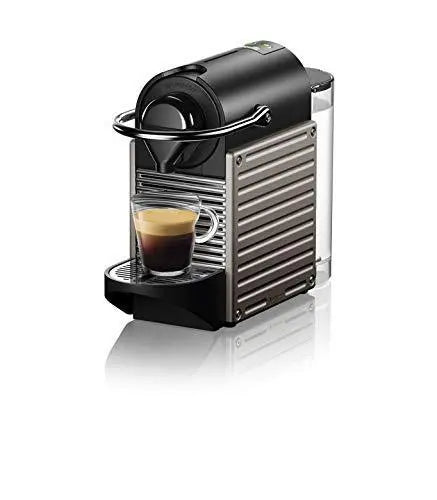 Nespresso Pixie Espresso Machine by Breville in Titanium Finish