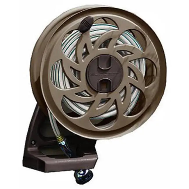 Suncast CPLSTA125B 125 Wall-Mounted Side Tracker Garden Hose Reel for 5/8