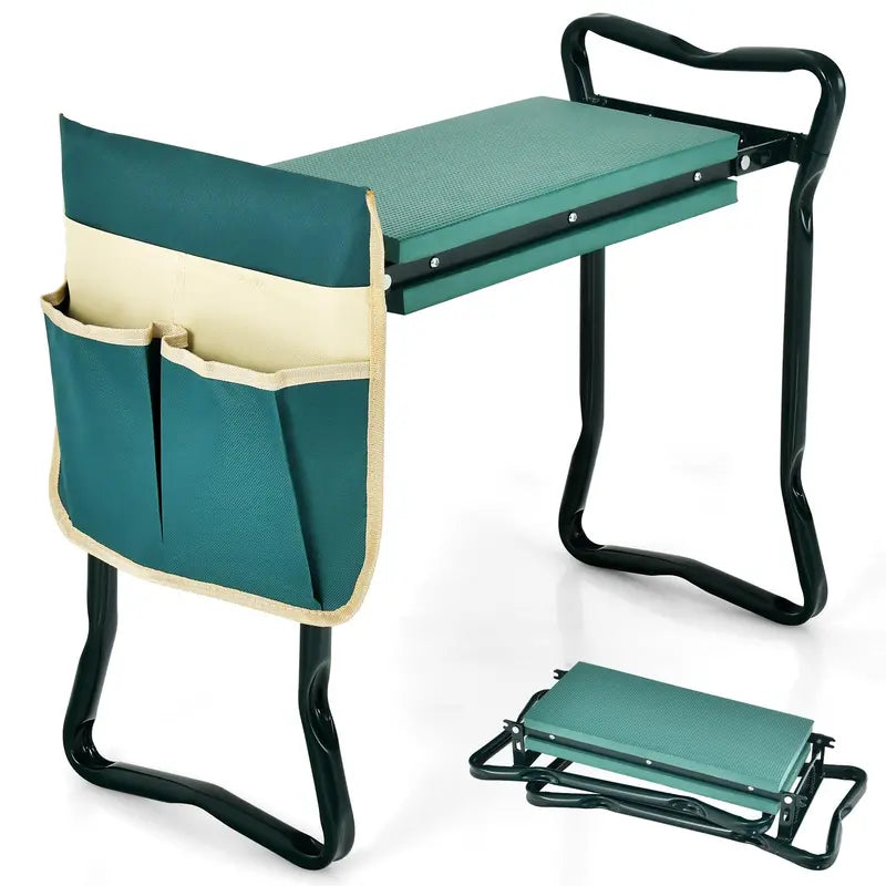 Heavy-Duty Folding Kneeler Bench – Gardening Pad with Cushioned Support