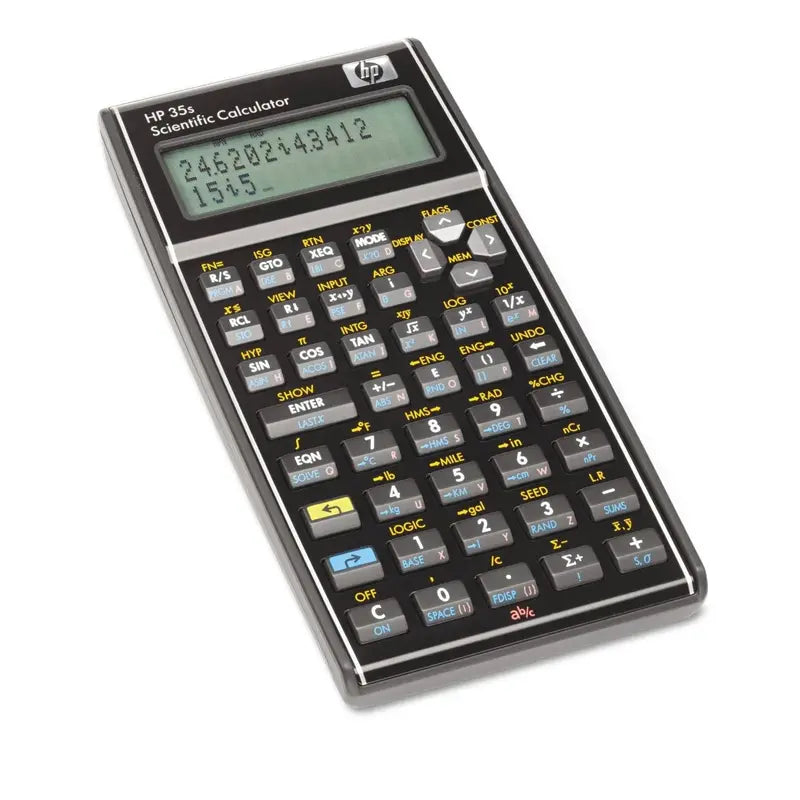 HP 35S Scientific Calculator – Programmable, RPN/Algebraic Entry, Two-Line LCD Display, 14-Digit Precision