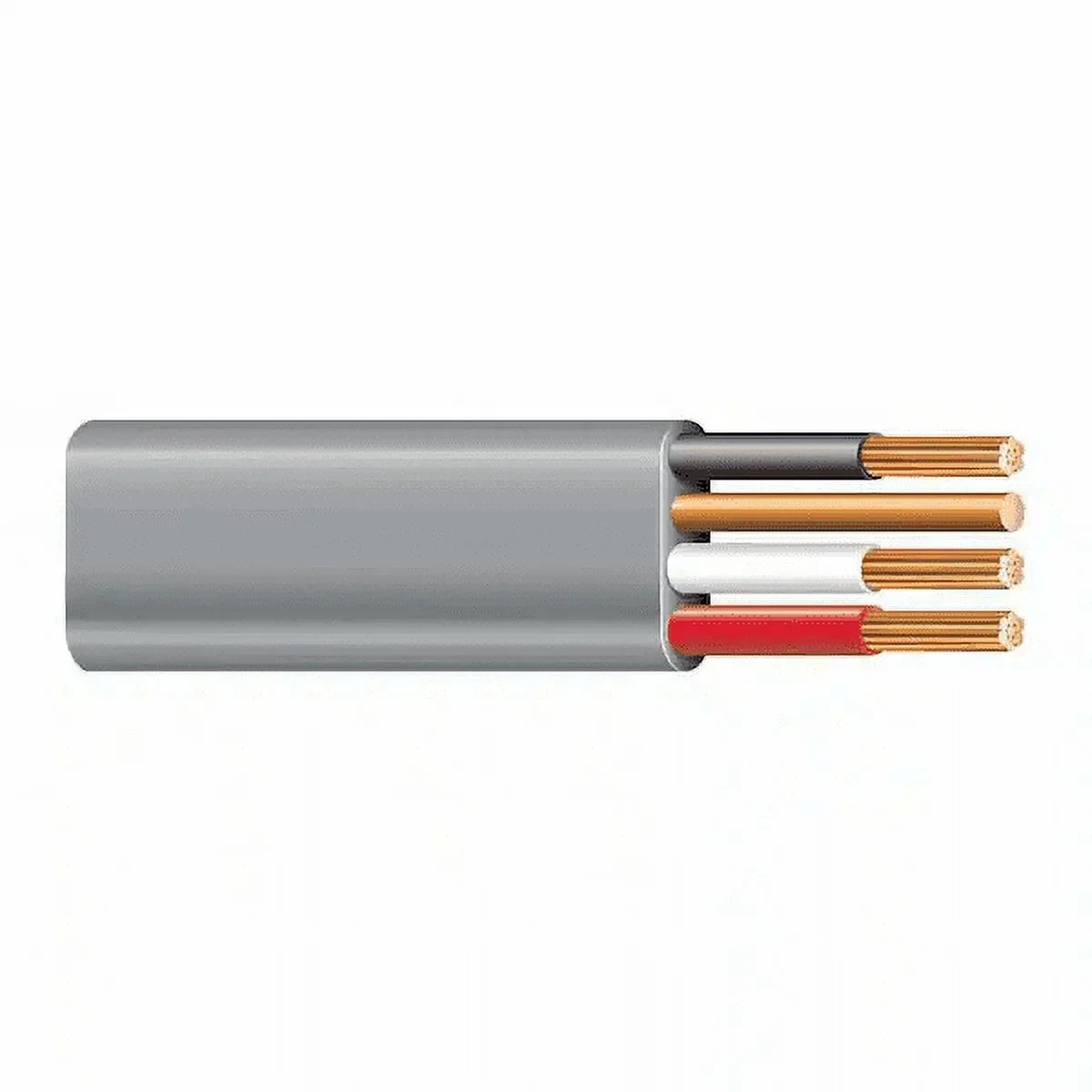 100' 8/3 UF-B Wire Copper Underground Feeder Cable With Ground Gray 600V