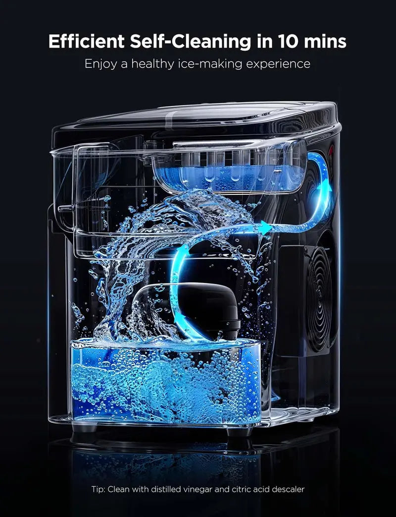 GoveeLife Smart Countertop Ice Maker with Voice Control — 9-Cube Output per Cycle
