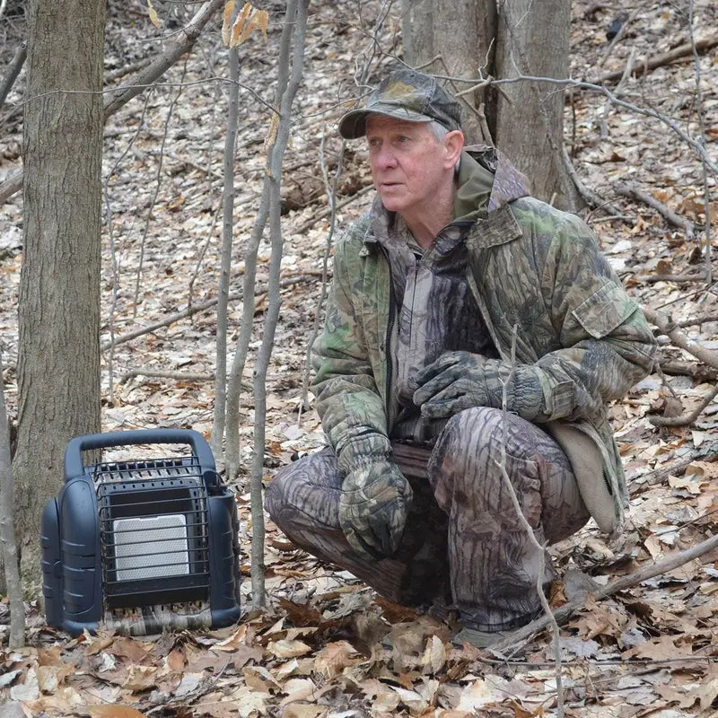 Mr. Heater MH12B Hunting Buddy Portable Propane Heater – 12,000 BTU, Camo Finish