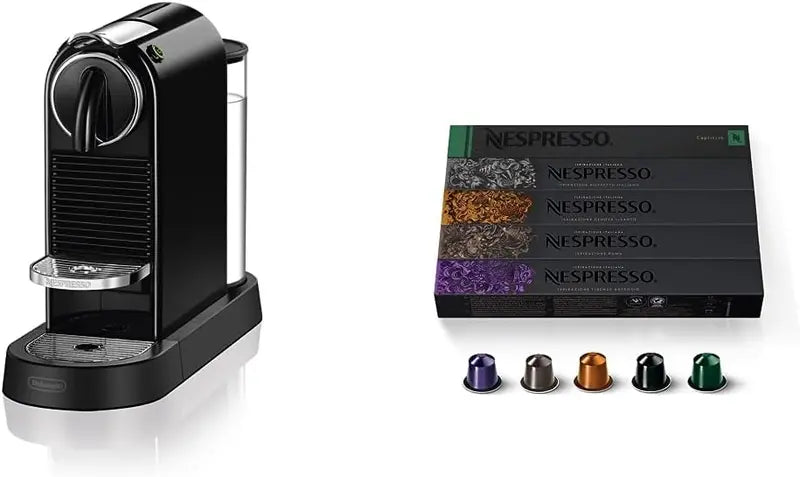 Nespresso CitiZ by De'Longhi – Compact OriginalLine Espresso Machine in Sleek Black