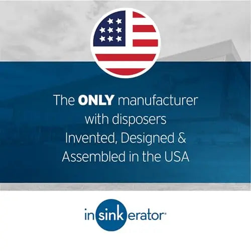 InSinkErator Badger 5 Garbage Disposal – 1/2 HP Continuous Feed, Durable Stainless Steel, Tool-Free Installation
