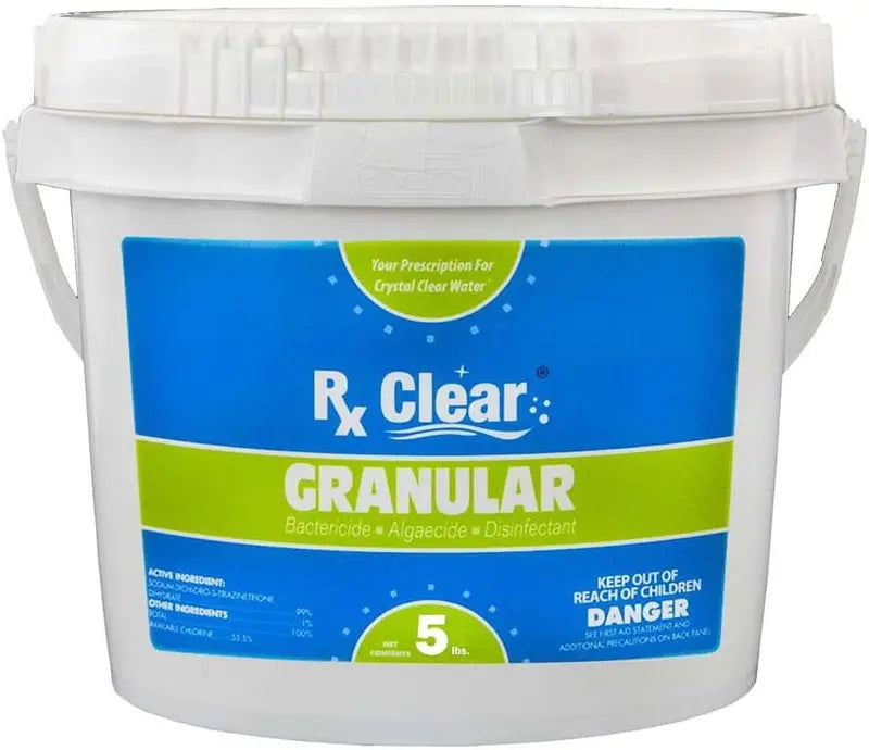 Stabilized Granular Chlorine  50 lb Bucket, Fast-Dissolving, UV-Resistant Pool & Spa Sanitizer for Algae & Bacteria Control