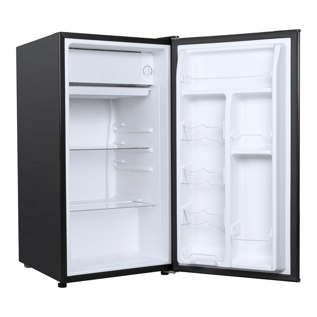 (3 pack) Galanz 3.3 Cu ft One Door Mini Fridge, Black Estar, New