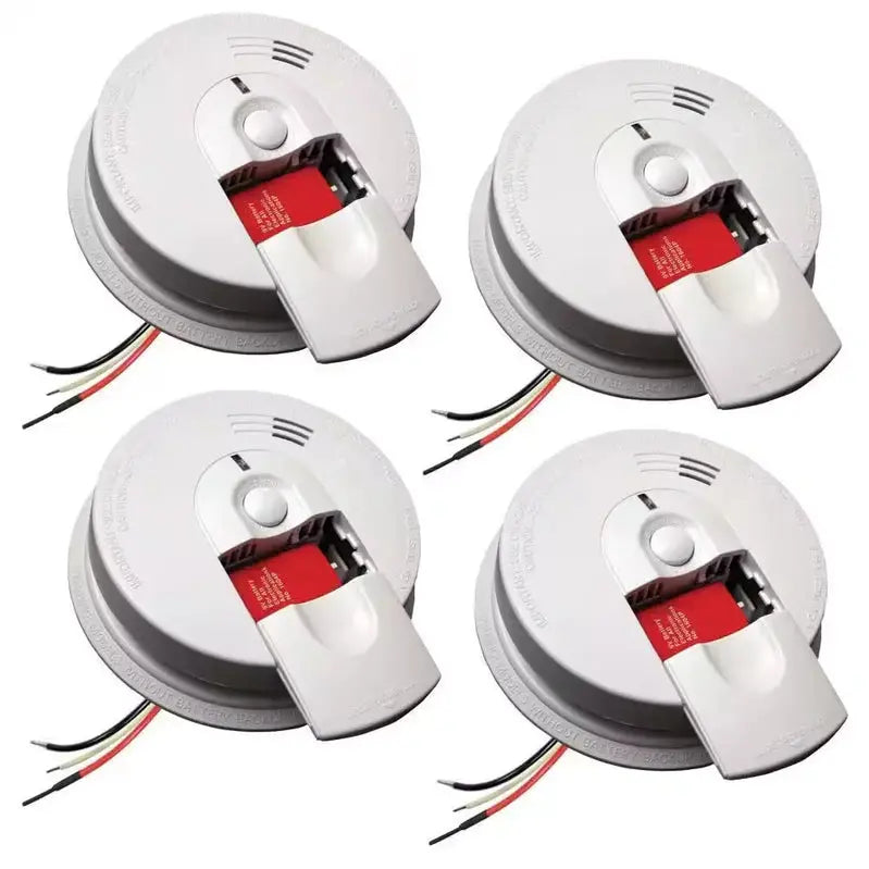 i4618 Quad-Pack Interconnected Smoke Alarm – Ionization Technology, AC Powered with Battery Backup