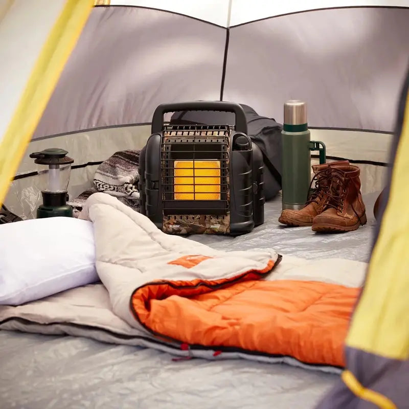 Mr. Heater MH12B Hunting Buddy Portable Propane Heater – 12,000 BTU, Camo Finish