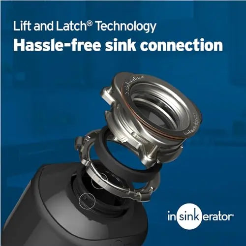 InSinkErator Badger 5 Garbage Disposal – 1/2 HP Continuous Feed, Durable Stainless Steel, Tool-Free Installation