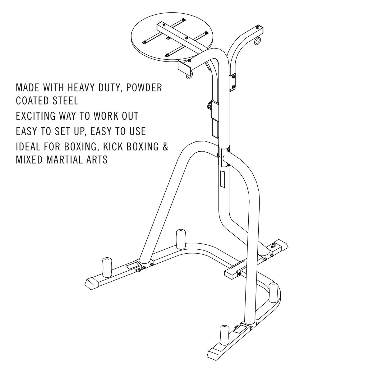 Everlast Three - Station Heavy Duty Punching Bag Stand