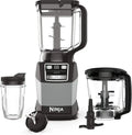 Ninja Compact Smart Blender System: Smoothie, Dough & Frozen Drink Maker with Auto-IQ Technology