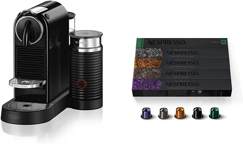 Nespresso CitiZ by De'Longhi – Compact OriginalLine Espresso Machine in Sleek Black