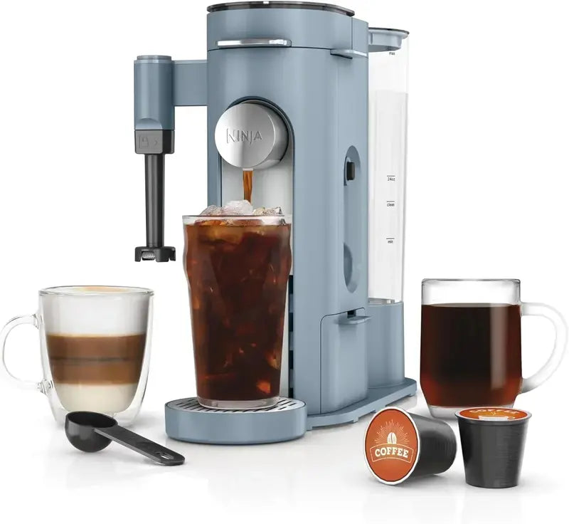 Ninja Single-Serve Coffee Maker – K-Cup and Grounds Compatible, Compact Design with Brew Flexibility